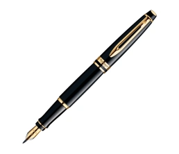 Перьевая ручка Waterman Expert 3, цвет: Black Laque GT, перо: F