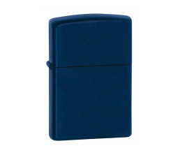 Зажигалка ZIPPO Classic с покрытием Navy Matte, латунь/сталь, синяя, матовая, 38x13x57 мм