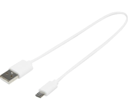 Кабель USB-A – Micro-USB TPE 2A, белый