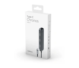 Хаб USB Rombica Type-C Chronos Black