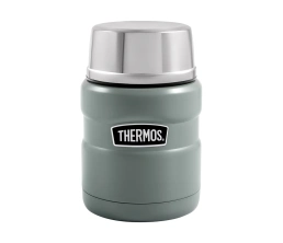 Термос из нерж. стали с ложкой тм THERMOS SK3000-MGR 0,47 L, зеленый