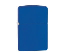 Зажигалка ZIPPO Classic с покрытием Royal Blue Matte, латунь/сталь, синяя, матовая, 38x13x57 мм