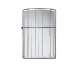 Зажигалка ZIPPO Classic с покрытием High Polish Chrome, латунь/сталь, серебристая, 38x13x57 мм