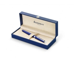 Ручка роллер Waterman «Hemisphere Bright Blue CT F», синий/серебристый