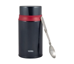 Термос из нерж.стали в комплекте с ложкой тм THERMOS TCLD-720S, синий