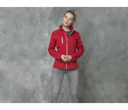 Женская софтшелл куртка Orion, красный, 2XL