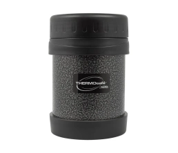 Термос из нерж. стали для еды тм ThermoCafe HAMJNL-350FJ Hammertone Coating, 0.35L, серый