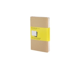 Записная книжка Moleskine Cahier (в клетку, 3 шт.), Pocket (9х14см), бежевый, A6