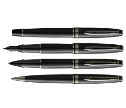 Перьевая ручка Waterman Expert Black F BLK в подарочной упаковке