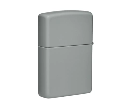 Зажигалка ZIPPO Classic с покрытием Flat Grey, латунь/сталь, серая, глянцевая, 38x13x57 мм