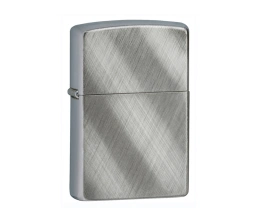 Зажигалка ZIPPO Classic с покрытием Brushed Chrome, латунь/сталь, серебристая, матовая, 38x13x57 мм