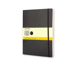 Записная книжка Moleskine Classic Soft (в клетку), ХLarge (19х25 см), черный