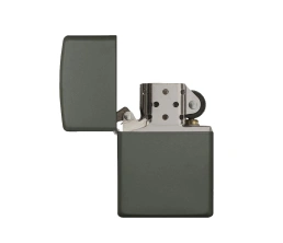 Зажигалка ZIPPO Classic с покрытием Green Matte, латунь/сталь, зелёная, матовая, 38x13x57 мм