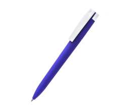 Ручка пластиковая T-pen софт-тач, синяя