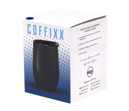 Термокружка с двойной стенкой Coffixx, синяя