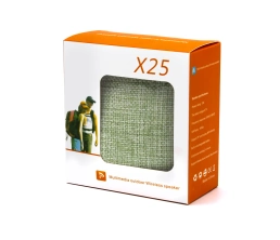 Беспроводная Bluetooth колонка X25 Outdoor (BLTS01), зеленая