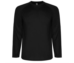 Спортивная футболка MONTECARLO L/S мужская, ЧЕРНЫЙ 2XL