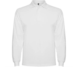 Футболка поло ESTRELLA L/S мужская, БЕЛЫЙ 3XL