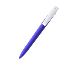 Ручка пластиковая T-pen софт-тач, синяя