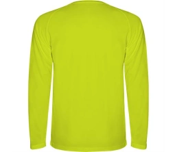 Спортивная футболка MONTECARLO L/S мужская, ФЛУОРЕСЦЕНТНЫЙ ЖЕЛТЫЙ 2XL