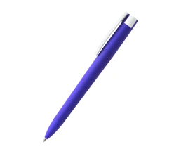 Ручка пластиковая T-pen софт-тач, синяя