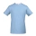 Футболка мужская с контрастной отделкой Madison 170, голубой/белый