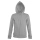 Толстовка женская на молнии с капюшоном Seven Women, серый меланж
