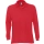 Рубашка поло мужская с длинным рукавом Star 170, красная