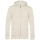 Толстовка на молнии с капюшоном унисекс BNC Inspire (Organic), молочно-белая