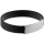 Силиконовый браслет Brisky с металлическим шильдом, черный