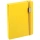 Ежедневник New Factor Metal, желтый