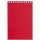 Блокнот Dali Mini в клетку, красный