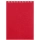 Блокнот Dali в клетку, красный