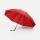 Зонт наоборот складной Futurum со светоотражающим кантом, красный