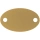 Шильдик металлический Alfa Oval, золотистый