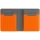 Картхолдер с отделением для купюр Dual, оранжевый