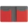 Картхолдер с отделением для купюр Dual, красный