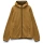 Куртка с капюшоном унисекс Gotland, горчичная