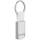 Брелок Stropp с тканевой вставкой, белый