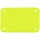 Лейбл из ПВХ Kreta, S, желтый неон