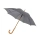 Зонт-трость "Радуга", серый