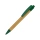 Ручка шариковая "Borneo" из бамбука, зеленый, черные чернила