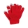 Перчатки для сенсорного экрана, красный, размер S/M