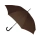 Зонт-трость полуавтомат "Алтуна", темно-коричневый