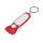 Брелок-фонарик "Каяма", красный/белый