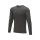 Ponoka мужская футболка из органического хлопка, длинный рукав, storm grey