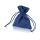 Мешочек подарочный, лен, малый, темно-синий