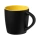 Керамическая чашка Riviera, черный/желтый