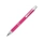 Алюминиевая шариковая кнопочная ручка Moneta, черные чернила, фуксия