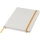 Блокнот Spectrum A5 с белой бумагой и цветной закладкой, белый/оранжевый